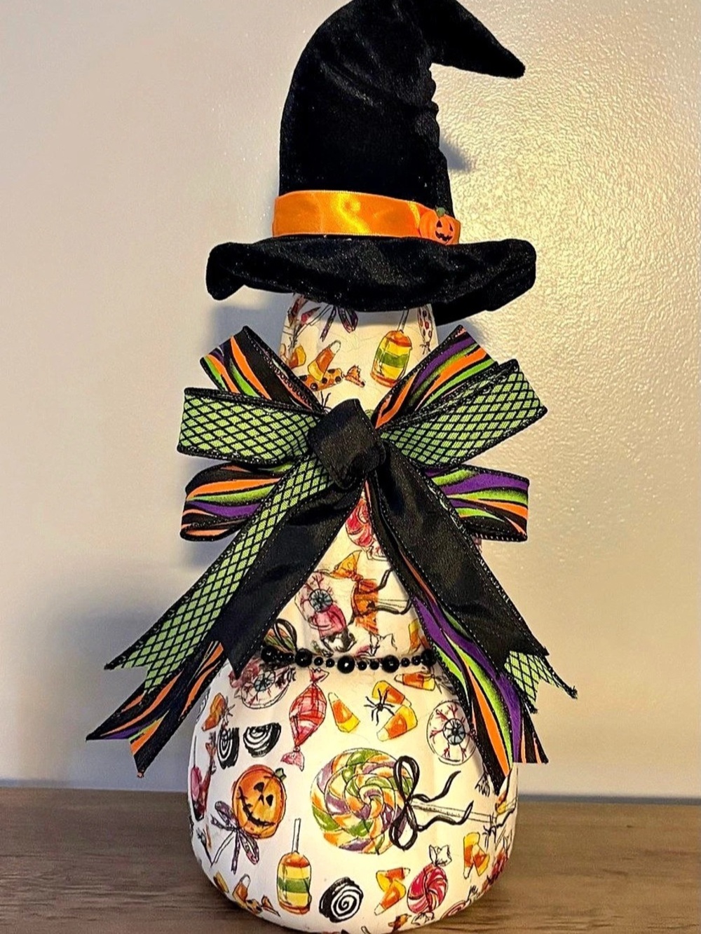 Halloween Witch Decor White & Black
